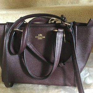 New Coach Crosby Caryall-Oxblood